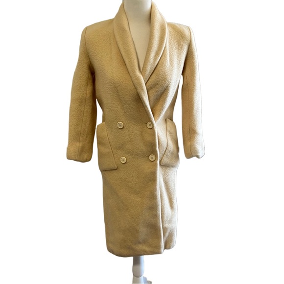 Vintage Saks Fifth Avenue Ivory Coat - Picture 2 of 15
